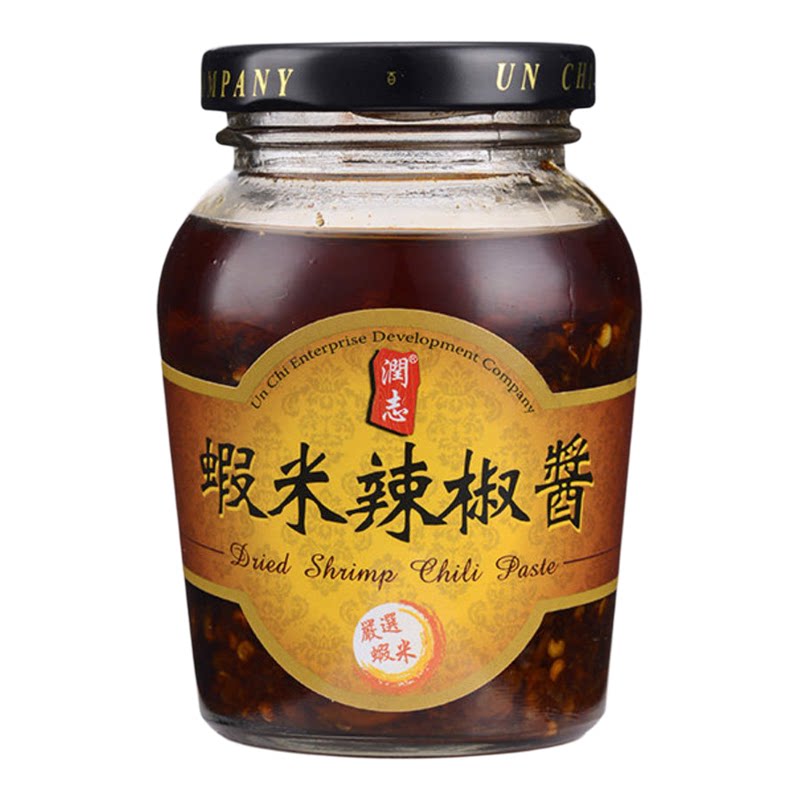 润志香港180g虾米辣椒酱虾米虾酱辣椒酱辣酱炒菜拌饭捞饭下饭蘸料