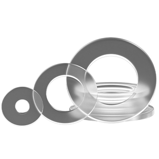 耐高温PVC透明软/硬垫片绝缘塑胶垫圈避震防漏密封圆形胶平垫大全