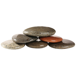 鹅卵石乌龟晒台鱼缸造景深水爬台歇脚台高水位龟爬台专用垫脚石头