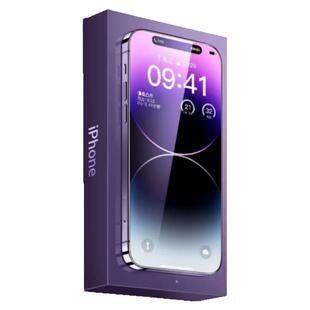 苹果14promax钢化膜iphone14plus手机膜pro新款max全屏pm萍果ipone无孔ip防尘pr0por官iphine贴膜i适用iponhe