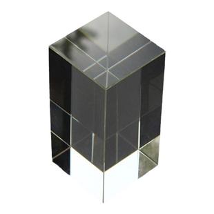 水晶正方体长方块各种规格人造水晶玻璃底座可k9白胚料柱子立体块