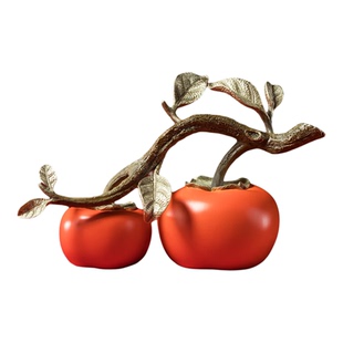 铜师傅 铜摆件《好事成双》桌面客厅玄关乔迁礼物事事如意摆件