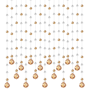 珠帘水晶隔断帘客厅挂帘门帘珠子装饰吊饰串珠链卫生间免打孔新款