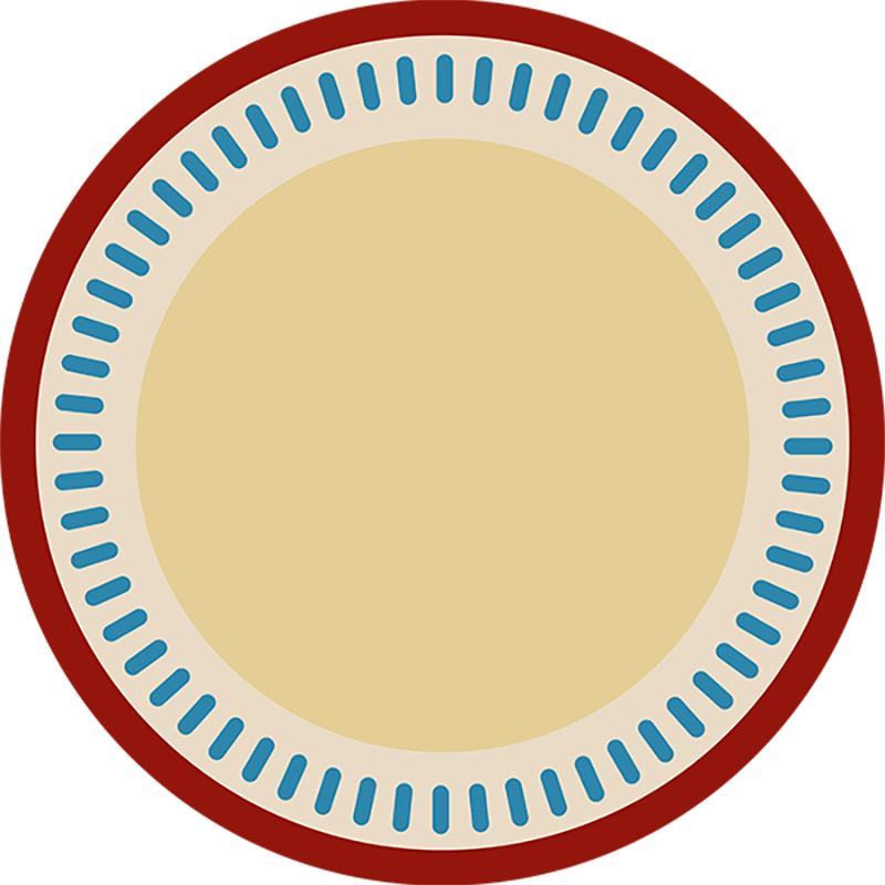 陌尼多巴胺圆桌垫氛围感