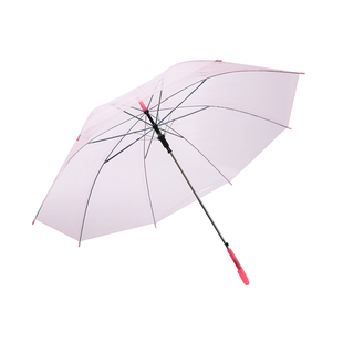 透明雨伞女长柄伞网红学生儿童透明伞直杆白色广告伞定制可印logo