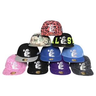 Hellstar Studios fitted hat 绣花logo男女休闲运动棒球帽子