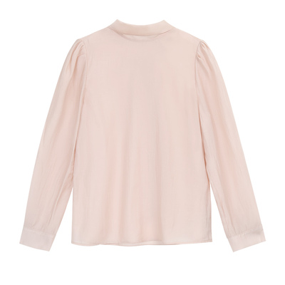 pusumede莱赛尔真两件飘带衬衫