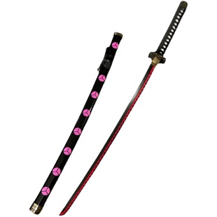 武士刃带鞘剑道居合道拔刀剑唐横刀练习cos木剑木刀制竹刀未开刃