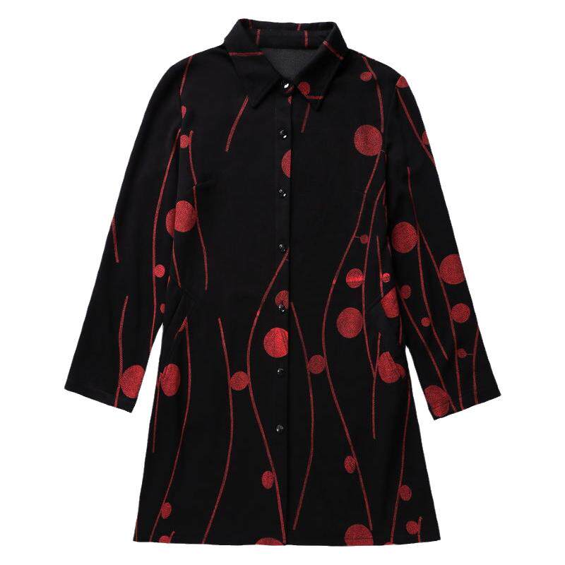 中老年女春秋装风衣洋气加肥加大