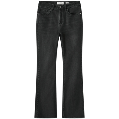 Marc O'Polo/MOP冬季新款时尚黑色微喇显瘦磨毛时尚女士牛仔长裤