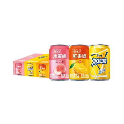 康师傅多口味果茶饮料180ml*6*3