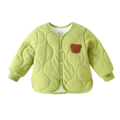 2025新款宝宝夹棉外套外出冬装