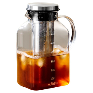 Bincoo咖啡冷萃壶家用玻璃冷水壶大容量咖啡壶冷泡水果茶壶冰萃壶