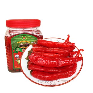 泡二荆条桶装1500g 四川泡菜泡椒泡二荆条红辣椒泡海椒泡腌制辣椒
