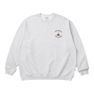 VMCL帐篷卫衣重磅高密刺绣印第安美式套头卫衣男女23AW vermicel