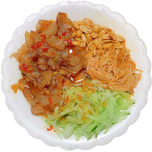 包邮 窦明圣四合一海蜇头海蛰皮即食凉拌 海蜇即食凉拌海蜇头10包