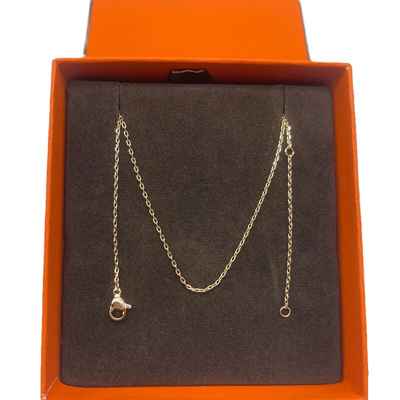 适用爱马仕H字母锁骨延长链配件