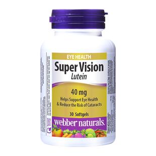 WebberNaturals伟博高含量40mg叶黄素成人中老年护眼丸软胶囊30粒
