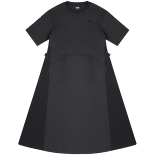 北面UE女速干短袖连衣裙长款城市户外春夏新TheNorthFace|8CJA