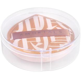 尔木葡粉扑盒100分收纳防尘便携散蜜粉扑气垫棉花糖空盒防尘圆盒