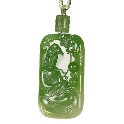 和田玉观音吊坠男款玉坠