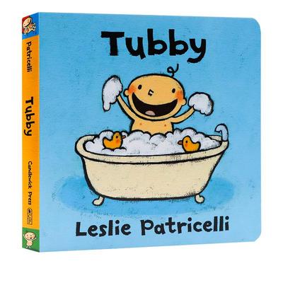 一根毛系列 Tubby 洗澡澡 英文原版绘本脏小孩小毛孩名家Leslie Patricelli生活习惯养成认知启蒙早教纸板书低幼版大卫不可以0-3岁