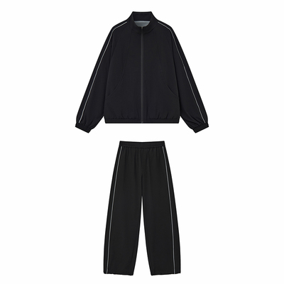 尼龙网眼内衬户外运动套装两件套