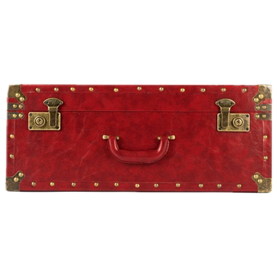 菲华金丘香樟木陪嫁皮箱传统古风