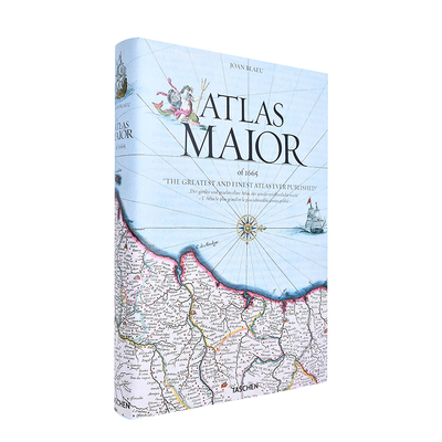 【预售】[TASCHEN出版]英文原版 Joan Blaeu Atlas Maior 1665年世界古图集 英文地图艺术设计书籍 地图制图历史
