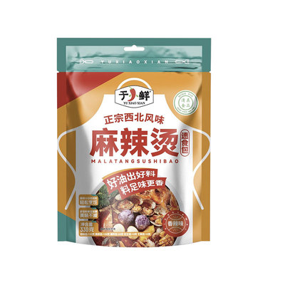 于小鲜麻辣烫速食包含菜含粉含料