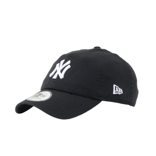 韩国代购NEWERA纽亦华CC系列软顶大标可调节棒球帽NY纽约扬基黑色