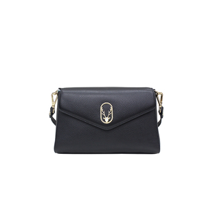 劳斯帅特2023新款时尚头层牛皮单肩斜跨包简约百搭大容量女士包包