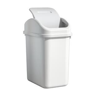 汉世刘家垃圾桶卫生间厕所家用2025新款带盖翻盖夹缝厨房摇盖纸篓