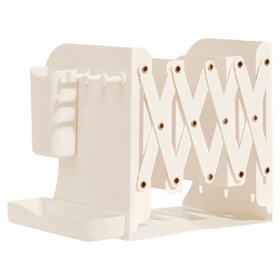 带笔筒金属挡板伸缩书立