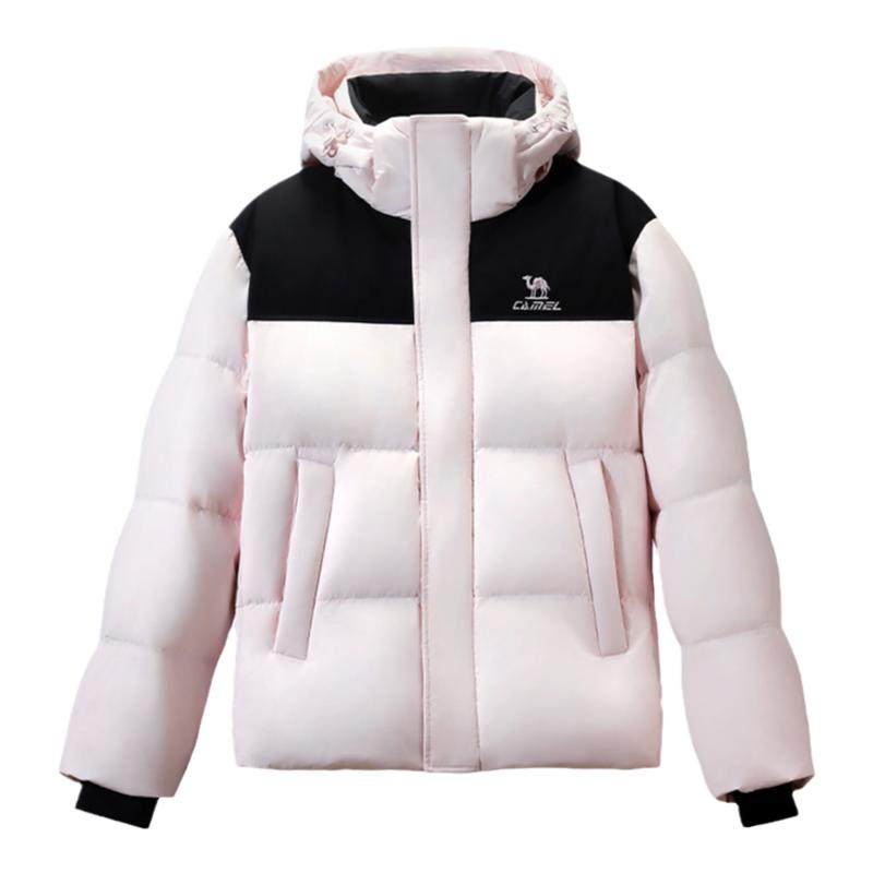 羽绒服连帽外套骆驼三防男女款