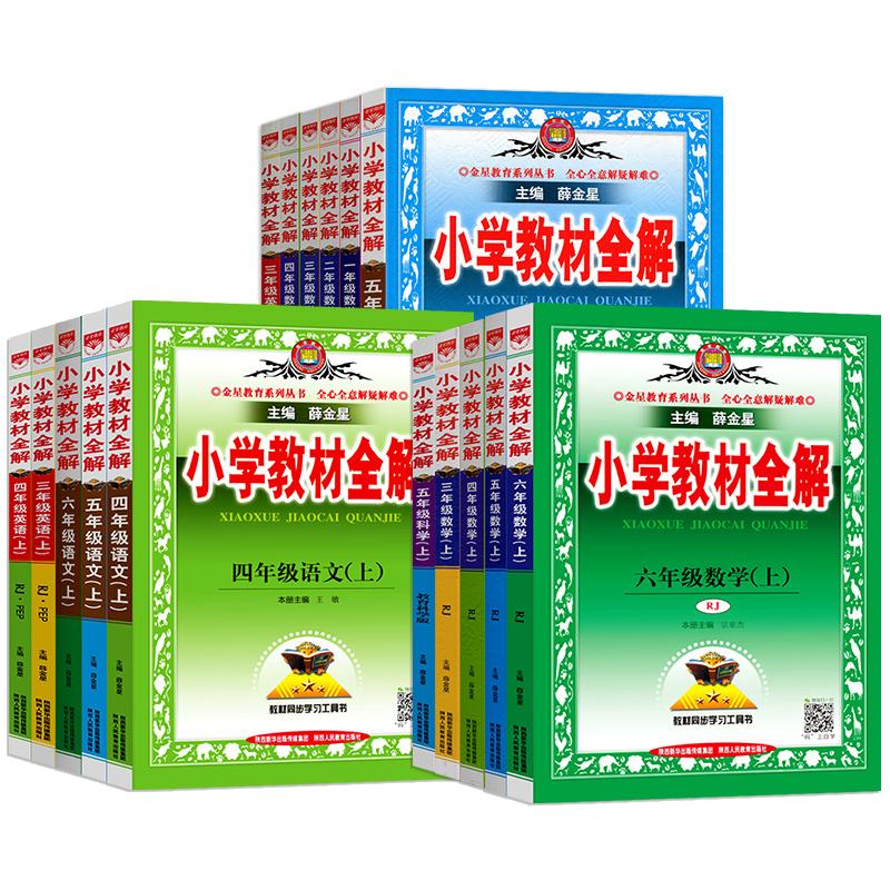 2026春新小学教材全解语文一二三四五六年级上册下册 部编人教版6年级教材全解薛金星书课本教材解读年级下册数学英语科学作文全解