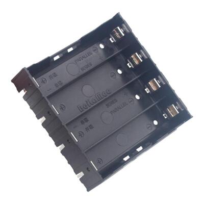 18650电池盒带针 锂电池盒1节2节3节4节带针大电流 并串联电池座