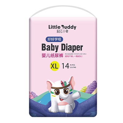 轻芯小象小森林超轻薄透气纸尿裤