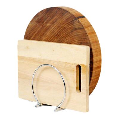 304不锈钢加厚双格家用砧板架