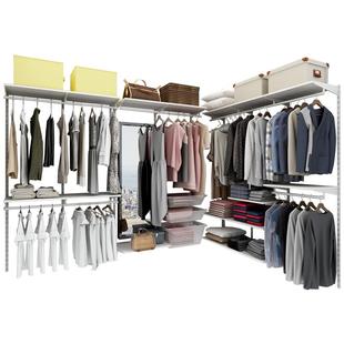 美达斯范洛/Fano定制金属衣柜步入式衣帽间小户型整体储物间设计