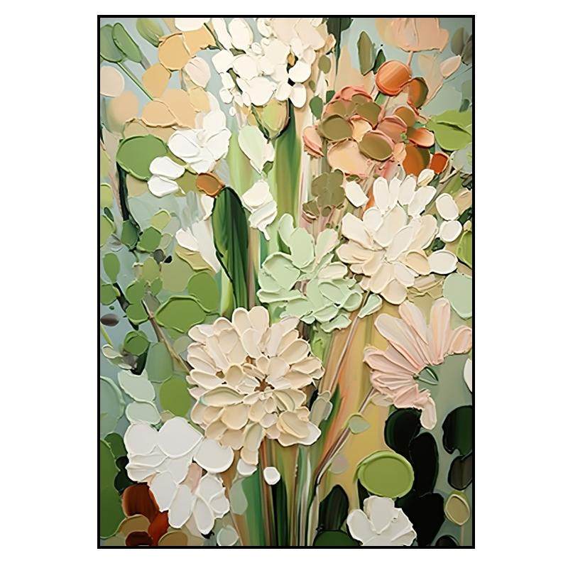 绿色清新桌面摆画抽象餐厅壁画