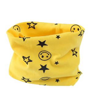 男童冬季小围巾儿童脖套纯棉防风加绒宝宝保暖围脖颈巾女童领圈秋