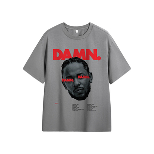 LegendRoad美式嘻哈拉马尔Kendrick Lamar索罗娜凉感抗菌短袖T恤