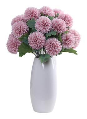 简约仿真绣球花蒲公英落地玫瑰