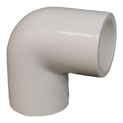 联塑pvc给水蓝白色20mm弯头