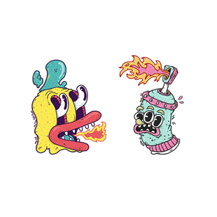 MeatProduct  X  StickerBox 合作款贴纸-「㷫」