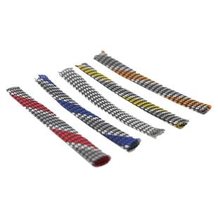 进口威宝尼龙夹棉编织避震网套aux音频线HIFI电源线信号线 蛇皮网