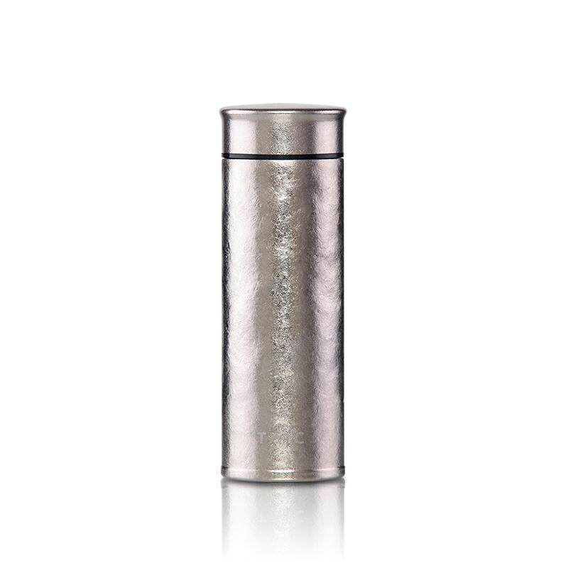 TAIC太可保温杯男女纯钛家用户外带茶滤水杯旅行钛度直滤杯400ML