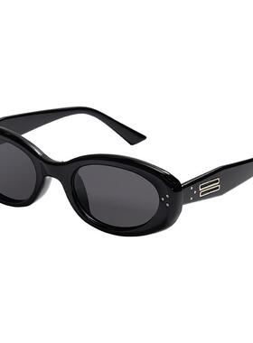 骆驼复古猫眼太阳镜显脸小偏光镜