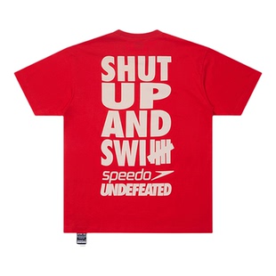 UNDEFEATEDx Speedo 联名SLOGAN短袖棉T